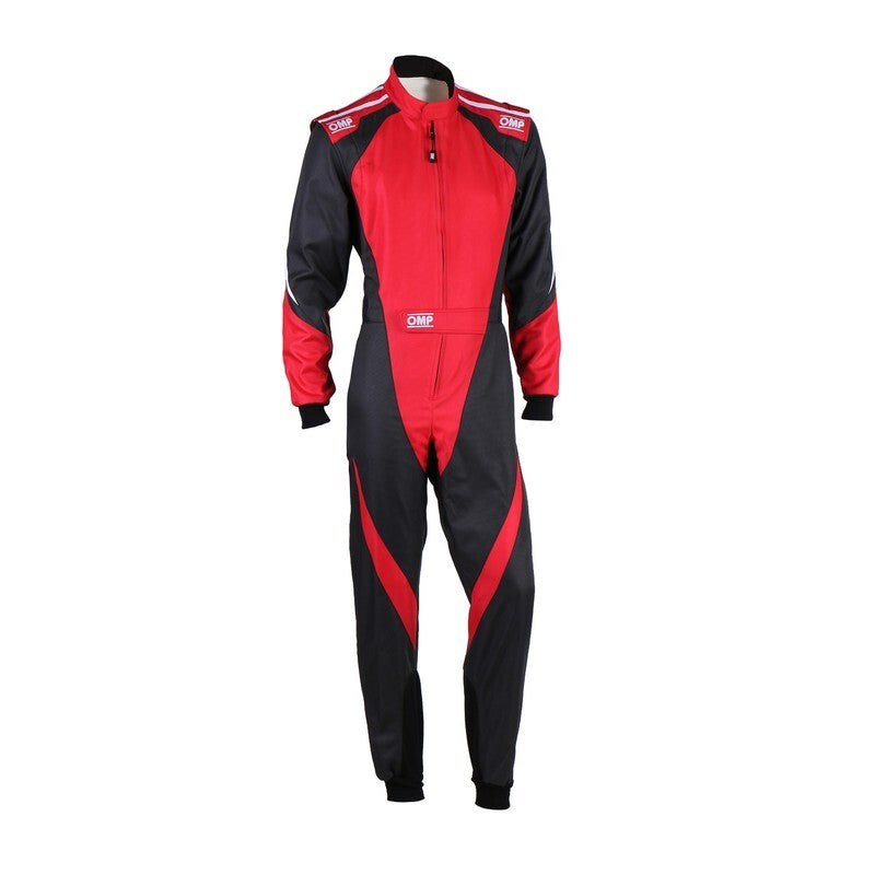 OMP KS-3X OVERALL FIA 8877-2022 (ADULT) BLACK / RED SZ 60