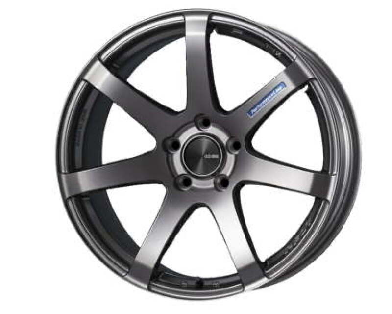 Enkei PF07 17x7.5 5x100 45mm Offset 75mm Bore Dark Silver Wheel *Special Order/No Cancel*