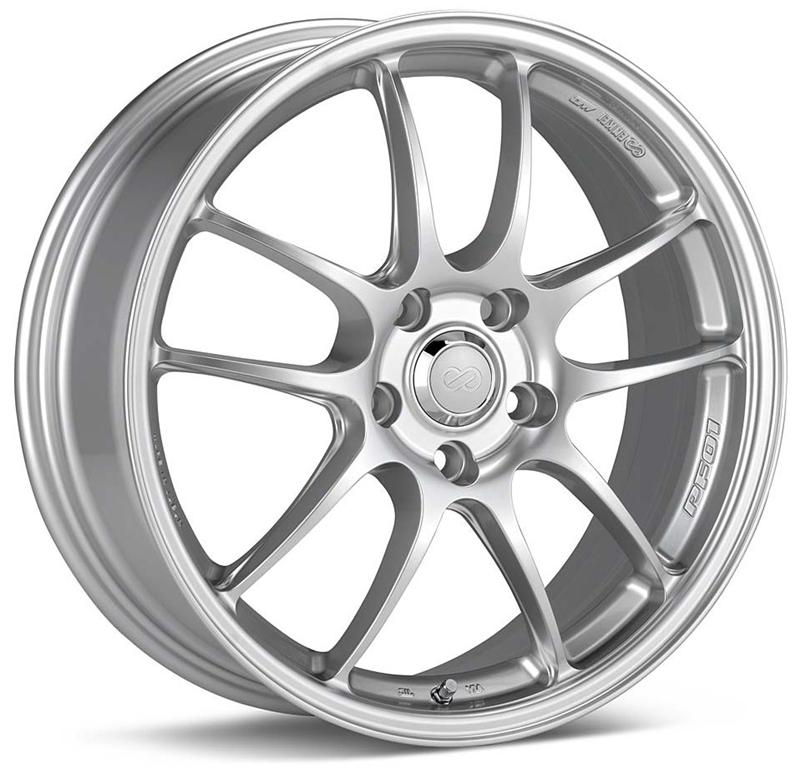 Enkei PF01 17x8 5x100 45mm Offset Silver Wheel 02-10 WRX & 04 STI