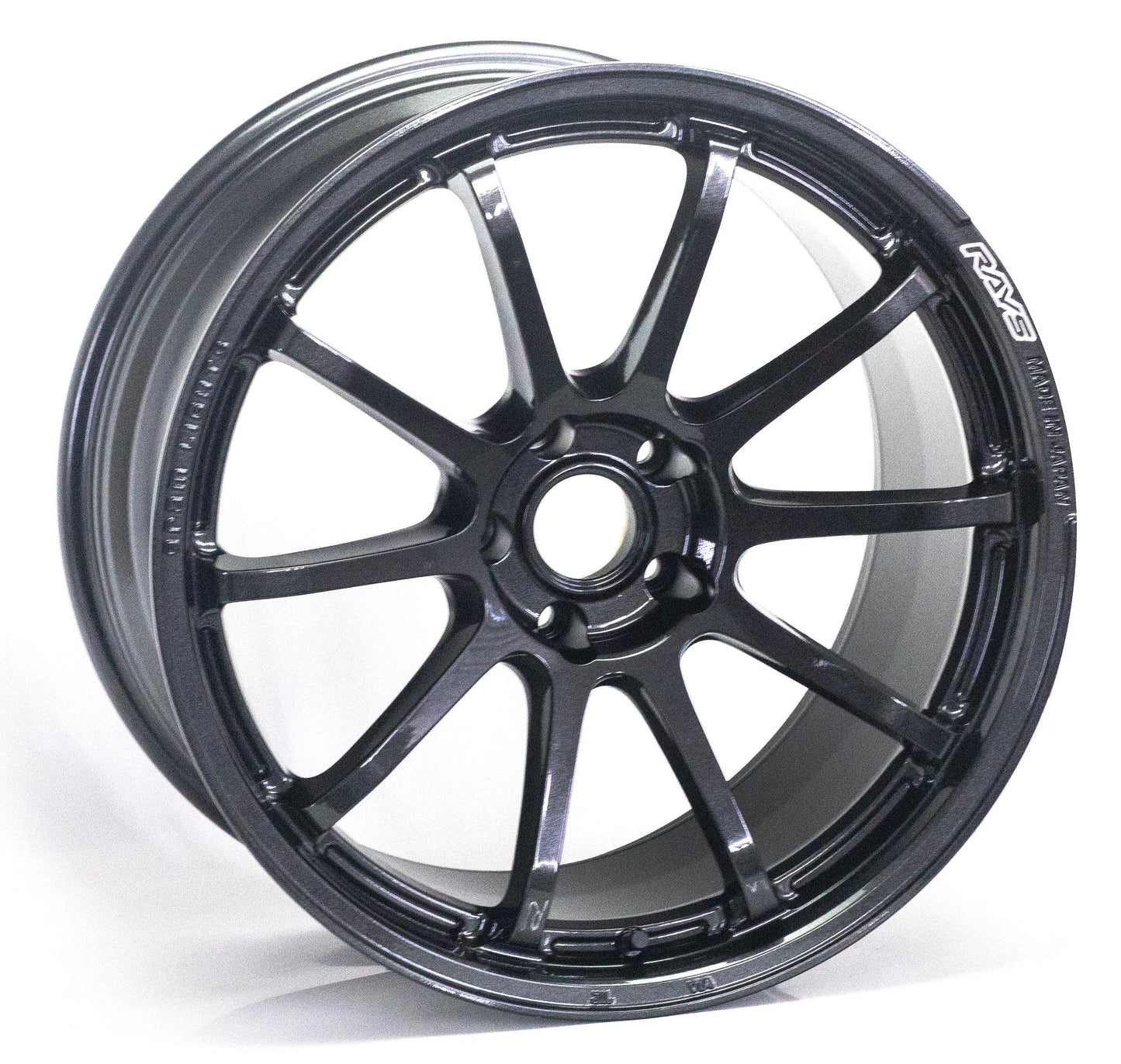 Gram Lights 57NR 18X9.5 +45 5-120 Glass Black Wheel