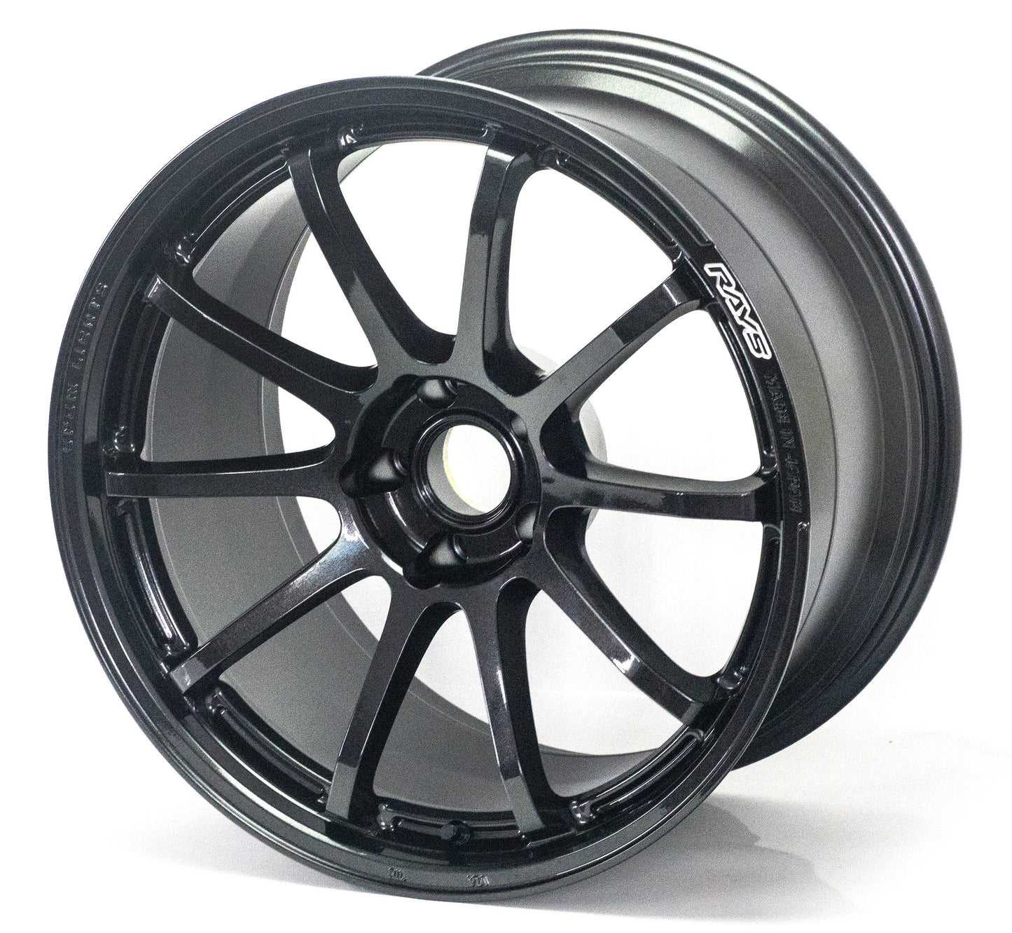 Gram Lights 57NR 18X9.5 +45 5-120 Glass Black Wheel