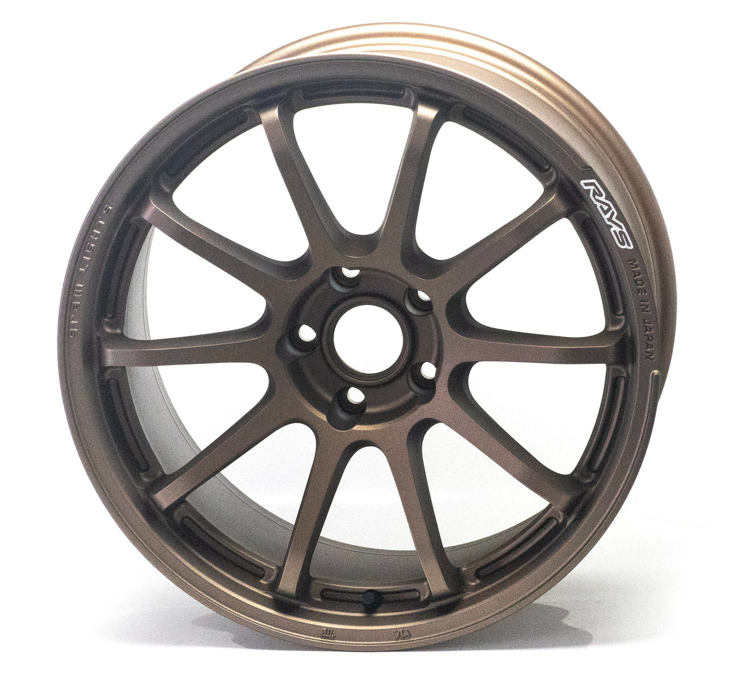 Gram Lights 57NR 18x9.5 +45 5-114.3 Dark Bronze Wheel
