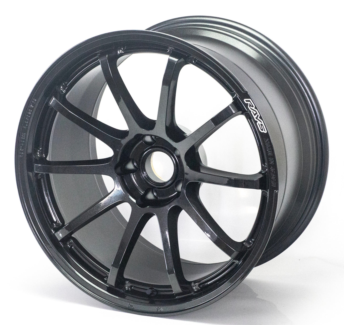 Gram Lights 57NR 18X9.5 +45 5-120 Glass Black Wheel