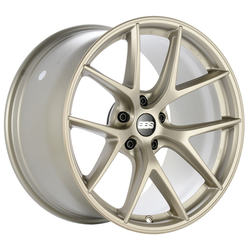BBS Unlimited CI-R 20x9 ET59 (Face 1) Satin White-Gold Wheel