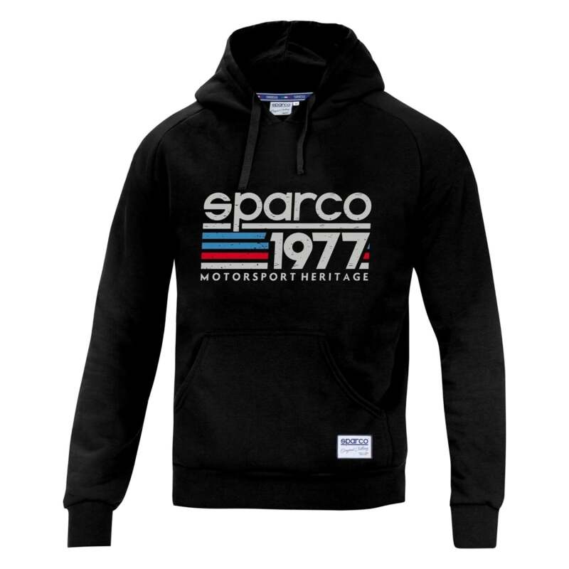 Sparco Hoodie 1977 SMALL Black