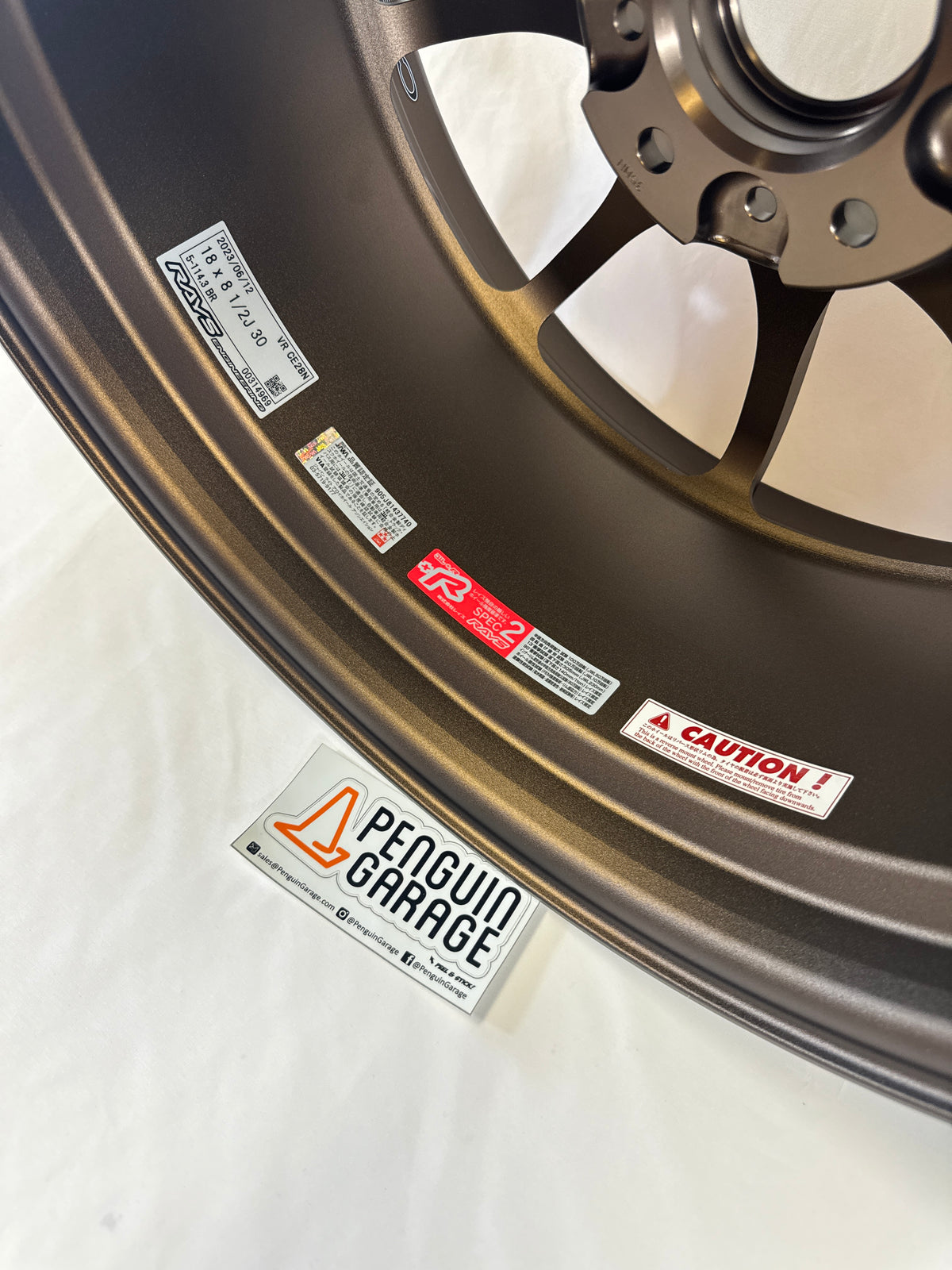 Volk Racing CE28N 18x8.5 +30mm 5x114.3 Almite Bronze Set of 4