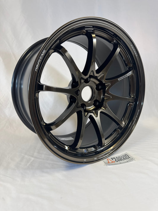 Volk Racing CE28N-Plus 18x9.5 +22mm 5x114.3 Shining Bronze Metal
