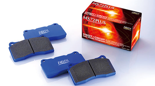 Endless MX72 Plus Brake Pads Front and Rear Toyota GR Corolla