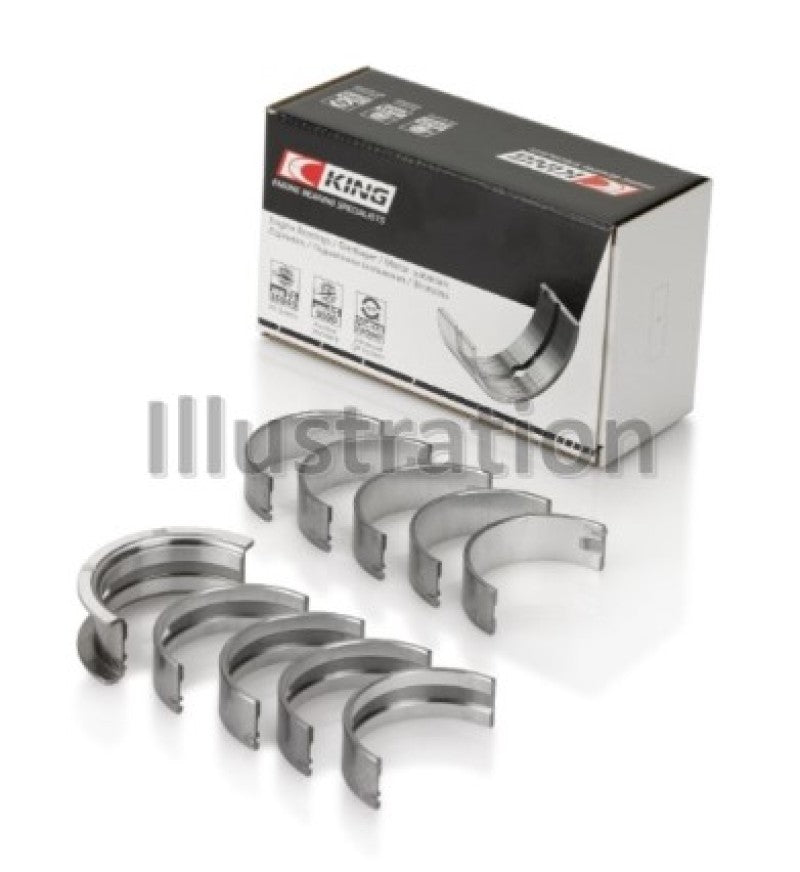 King 91-04 Nissan 146CI/2.4L KA24DE L4/89-97 146CI/2.4L KA24E L4 Main Bearing Set - Size +0.25mm