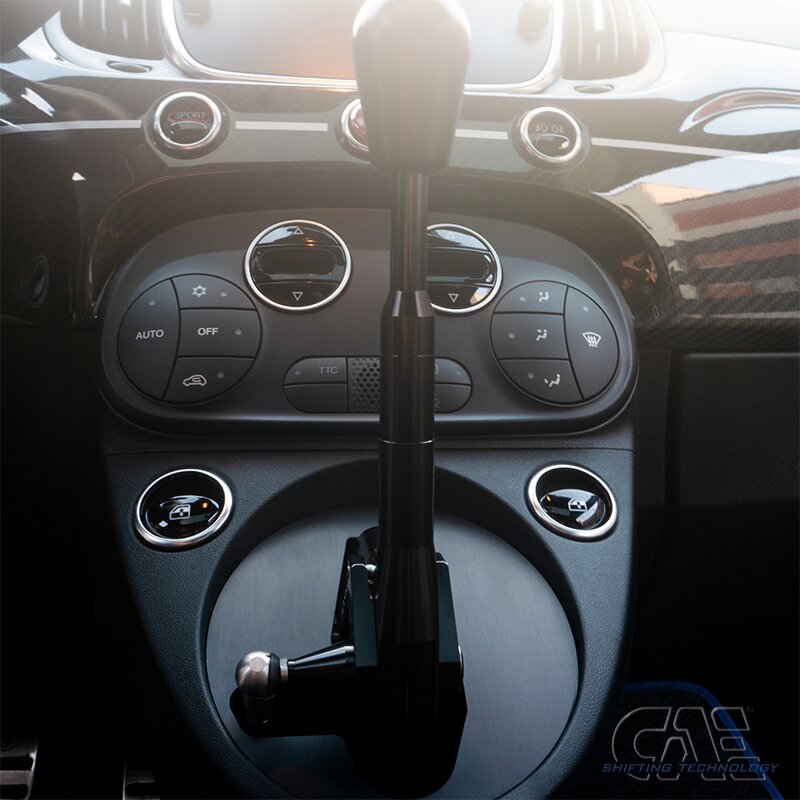 CAE Ultra Shifter for Fiat 500 Abarth Black Anodized