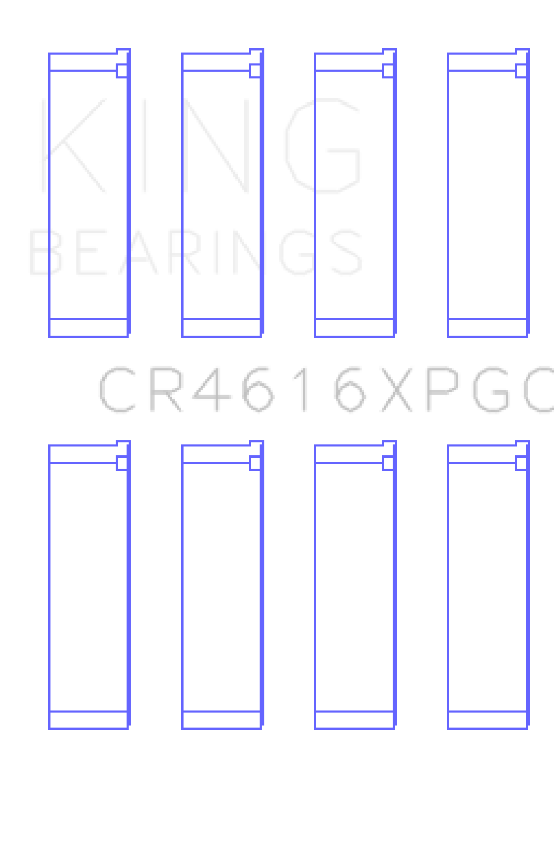 King Subaru FA20 pMaxKote Performance Rod Bearing Set - Size STD