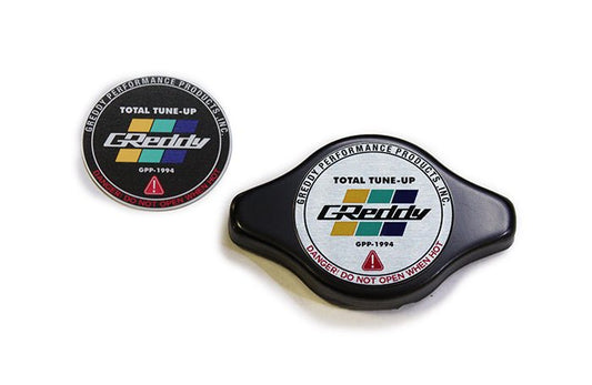 Greddy Radiator Seal Cap Black + HPS Silicone Cap + Clamp Combo