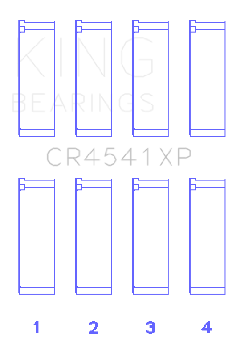 King Honda F23 Performance Rod Bearing Set - Size STD