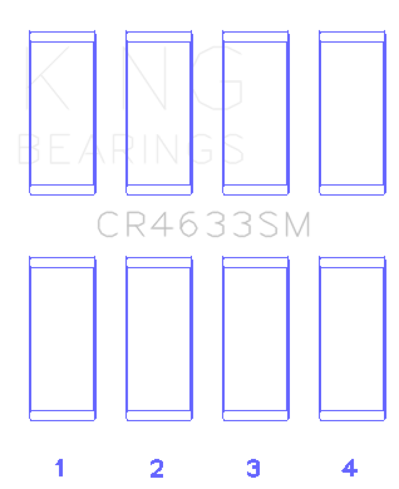 King 2008 Mini Cooper N14 Turbo Rod Bearing Set - Size STD