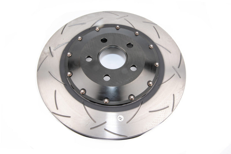 DBA 02-10 WRX / 13+ FR-S / 13+ BRZ Premium Front Slotted 5000 Series 2 Piece Rotor w/ Black Hat