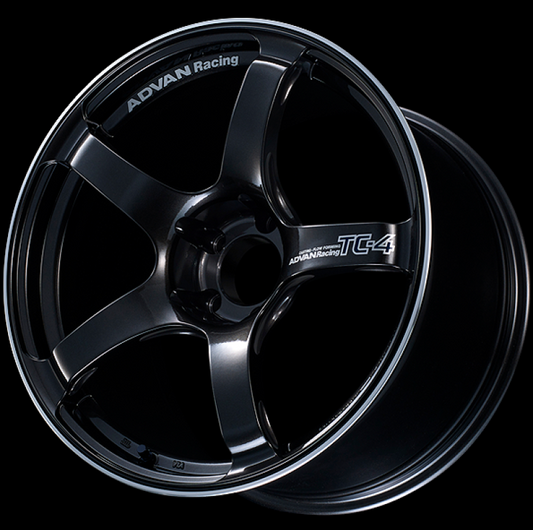 Advan TC4 18x11 +30 5x114.3 Racing Black Gunmetallic and Ring