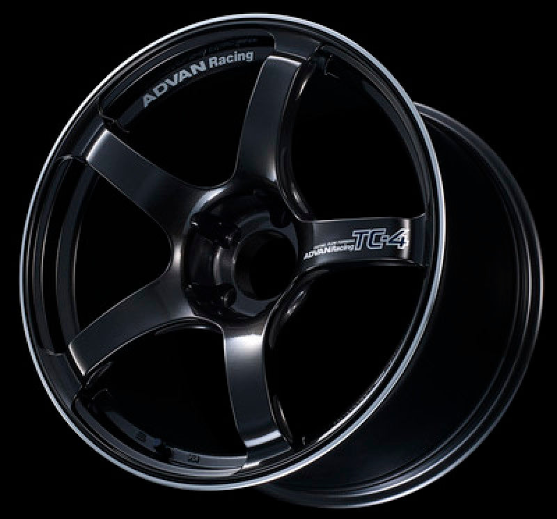 Advan TC4 15x5.0 +45 4x100 Black Gunmetallic and Ring Wheel