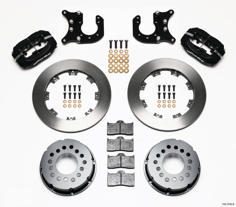 Wilwood Forged Dynalite P/S Rear Kit Chevy 12 Bolt-Spec 3.15in Bearing