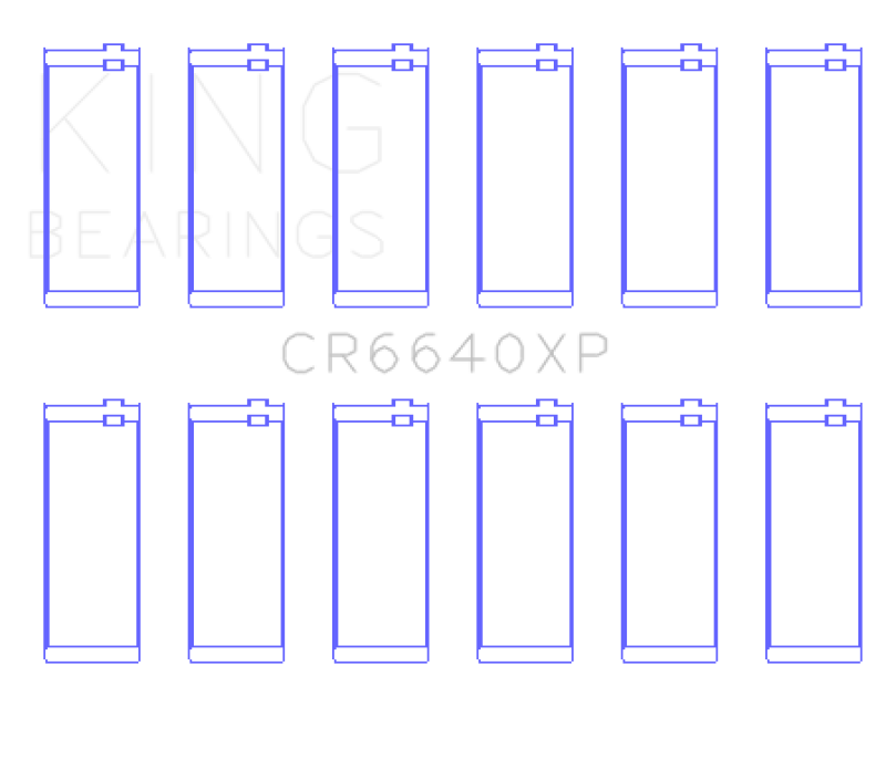King BMW M20/M50 2.0L/2.5L/2.7L Performance Rod Bearing Set - Size STD