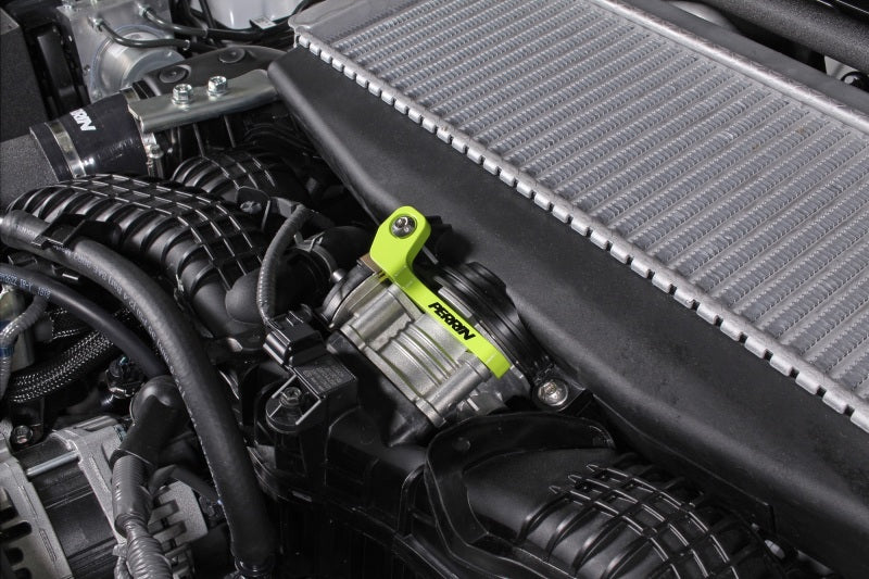 PERRIN 2022+ Subaru WRX/19-23 Ascent/Legacy/Outback Top Mount Intercooler Bracket - Neon Yellow
