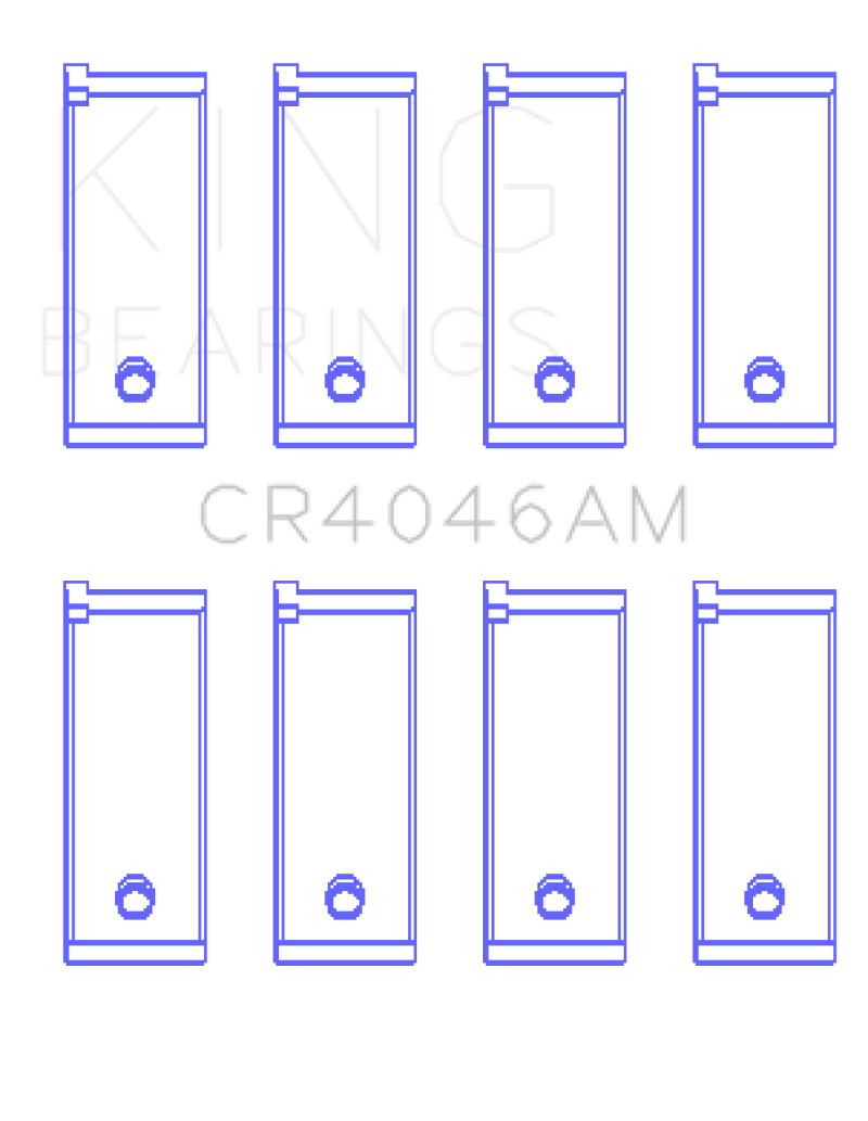 King Acura D16A1 Rod Bearing Set - Size STD