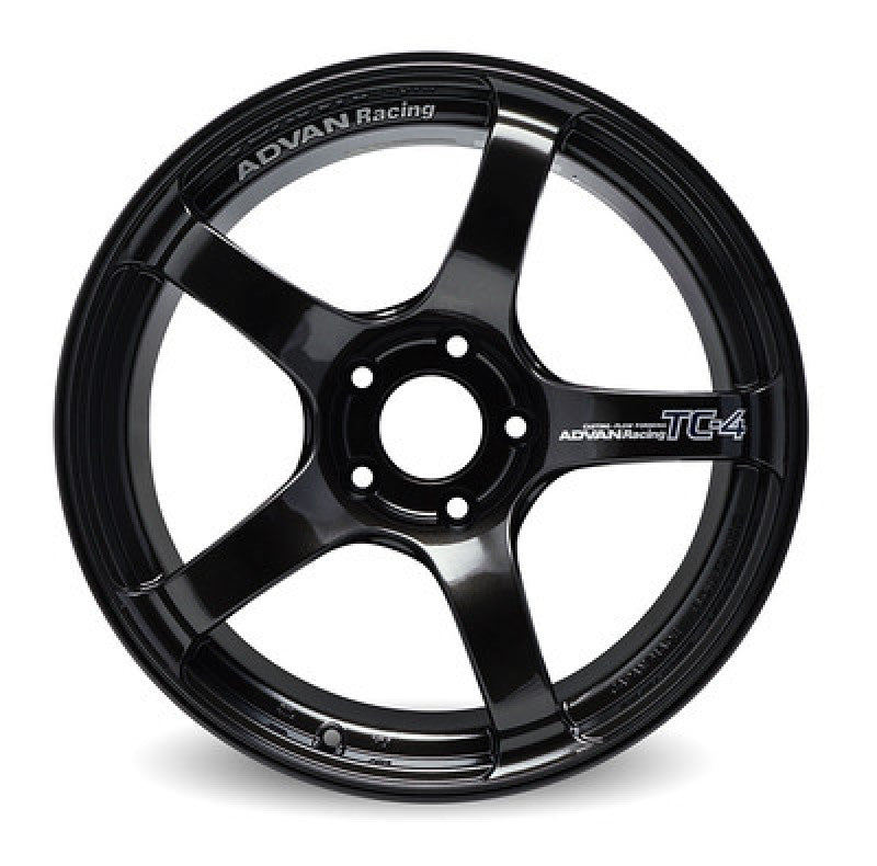 Advan TC4 16x8.0 +38 4x100 Black Gunmetallic Wheel (No Ring)