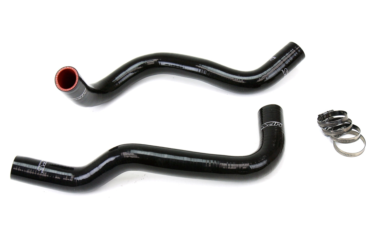 HPS Performance 3/8" Black Reinforced Silicone Coolant Cap With Clamp - Fix Leaks, Valve & Vacuum Ports - Universal Fit