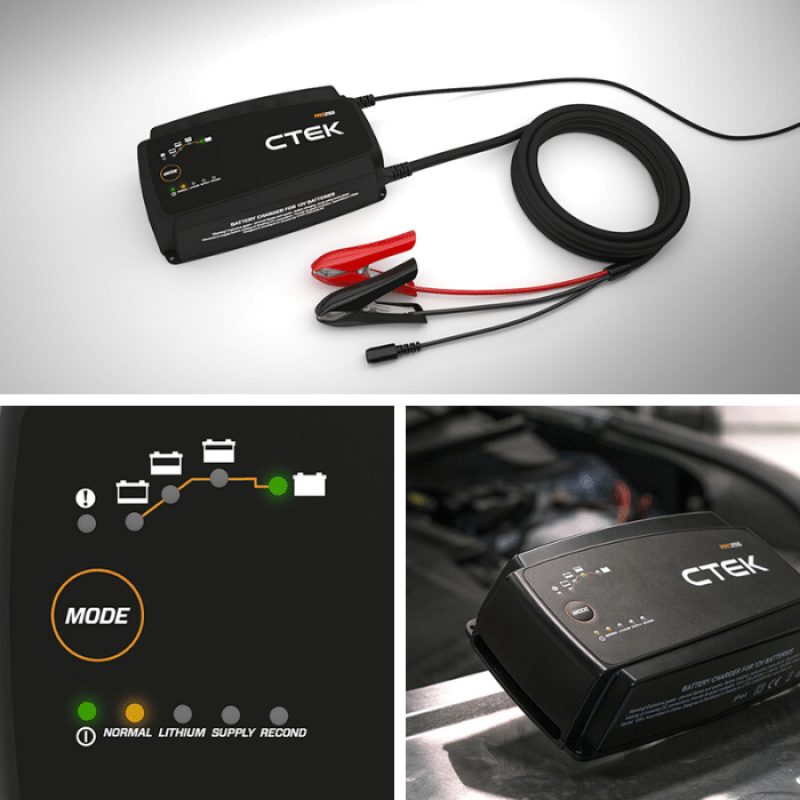 CTEK PRO25S Battery Charger - 50-60 Hz - 12V – Penguin Garage