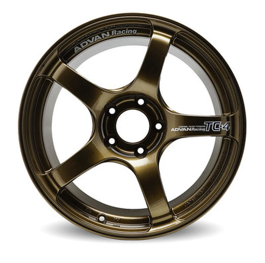 Advan TC4 15x8.0 +28 4x100 Umber Bronze Metallic Wheel (No Ring)