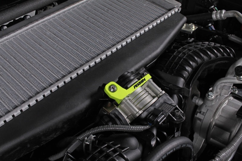 PERRIN 2022+ Subaru WRX/19-23 Ascent/Legacy/Outback Top Mount Intercooler Bracket - Neon Yellow
