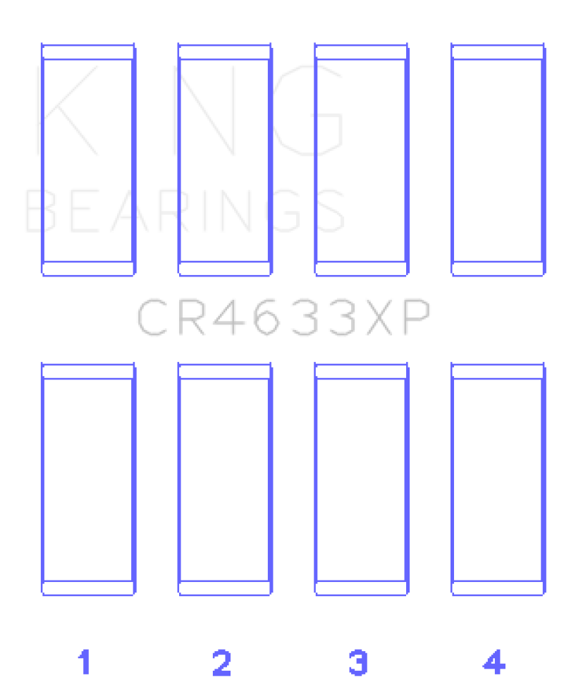 King Peugeot EP6DT/BMW N14B16C Rod Bearing Set - Size STD