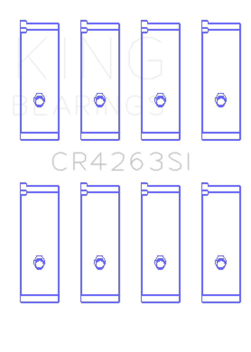 King Toyota 1ZZ-FE Rod Bearing Set - Size STD