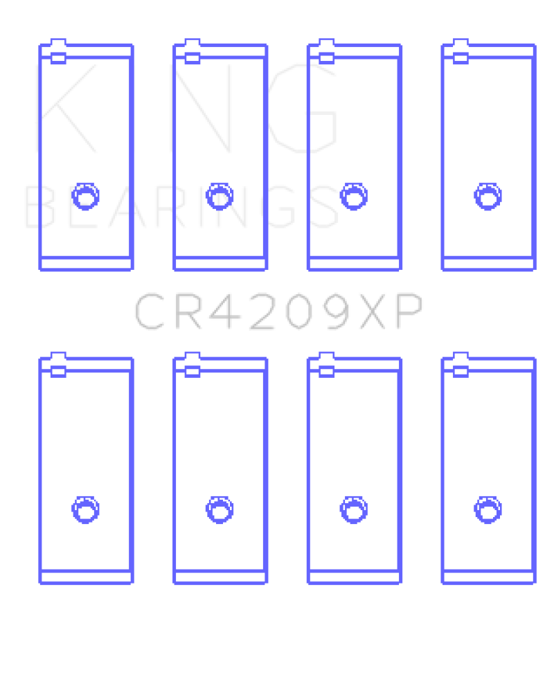 King Toyota 3SGTE Performance Rod Bearing Set - Size STD