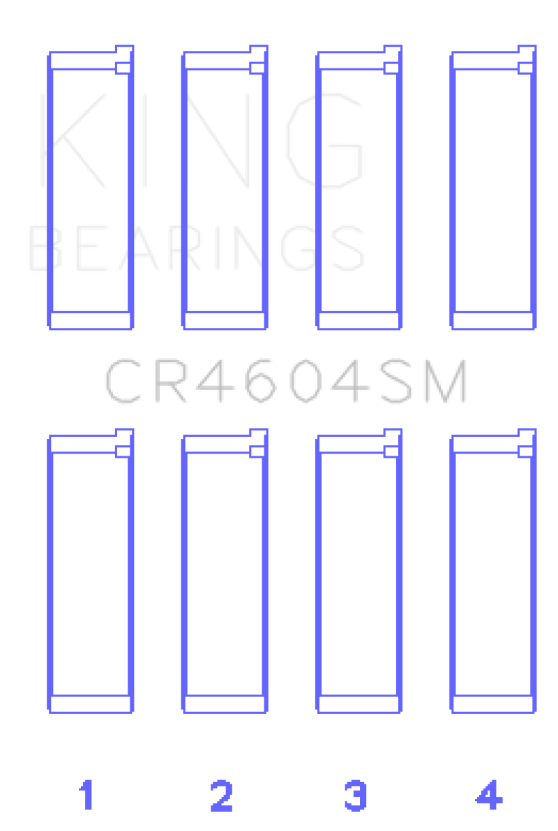 King Ford 2.3L Duratec/Mazda L3-VDT MZR Turbo Con Rod Bearing Set