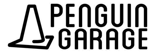 Penguin Garage Cone Stickers 6 inch