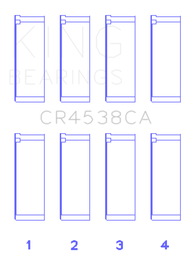 King Mini Cooper S/Cooper S Conv/Works W11B16A Rod Bearing Set - Size +0.25mm