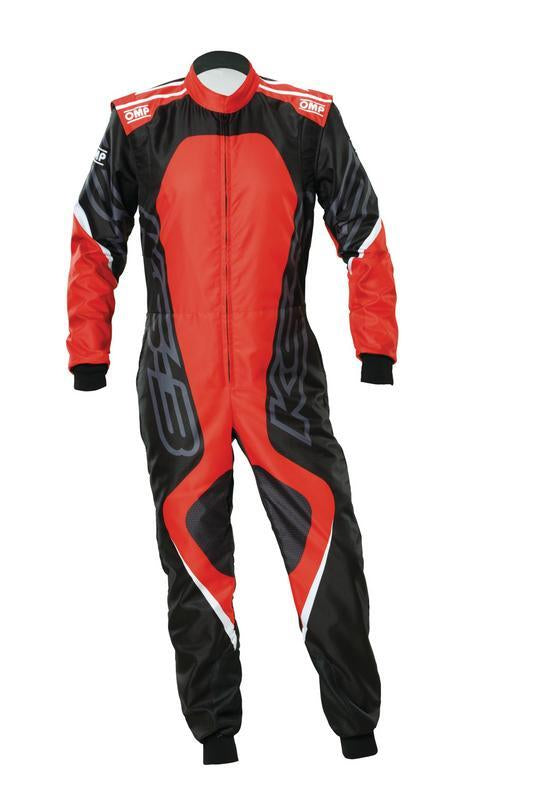 OMP KS-3X ART OVERALL FIA 8877-2022 (KIDS) BLACK / RED SZ 130