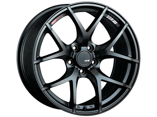 SSR GTV03 19x8.5 5x114.3 38mm Offset Flat Black Wheel 11+ WRX / 08+ STI / 11+ tC / 93-98 Supra