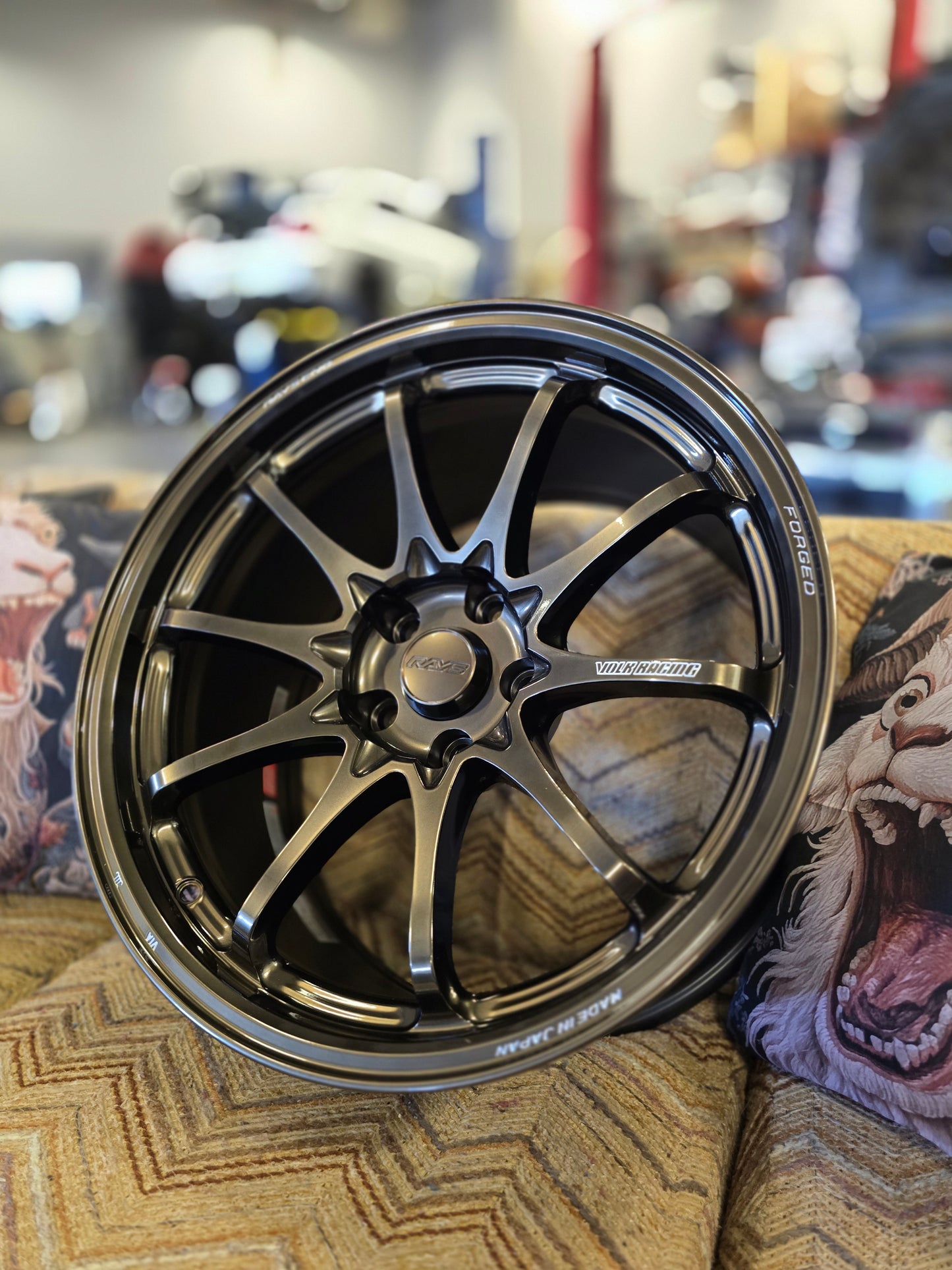 Volk Racing CE28N-Plus 18x9.5 +22mm 5x114.3 Shining Bronze Metal (Set of 4)