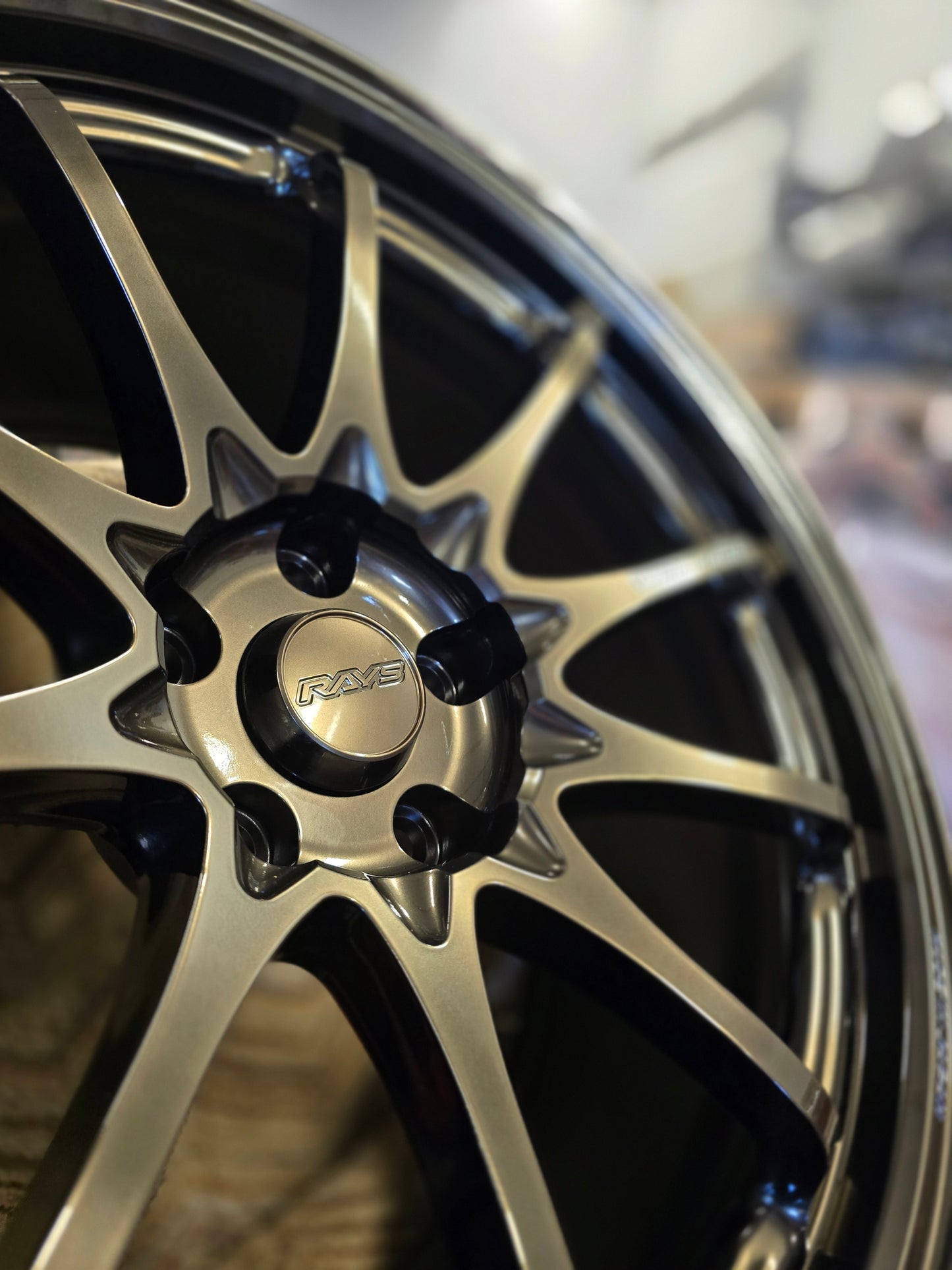 Volk Racing CE28N-Plus 18x9.5 +22mm 5x114.3 Shining Bronze Metal (Set of 4)