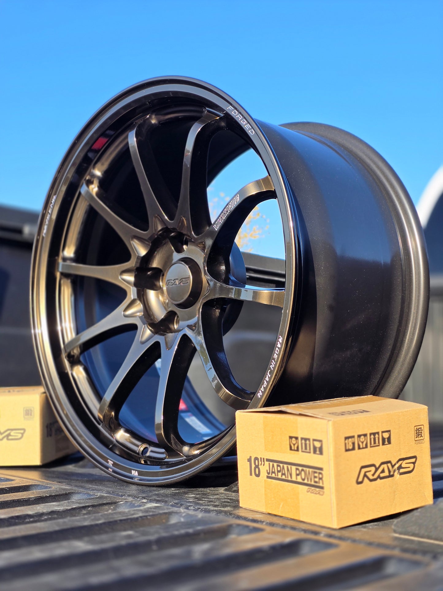 Volk Racing CE28N-Plus 18x9.5 +22mm 5x114.3 Shining Bronze Metal (Set of 4)