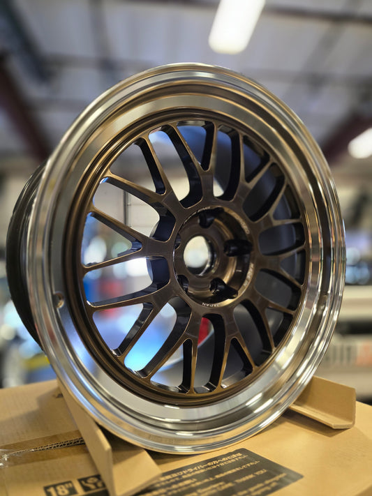 Volk Racing 21A Spec-SR 18x9.5 +20mm 5x114.3 Shining Bronze Set of 4