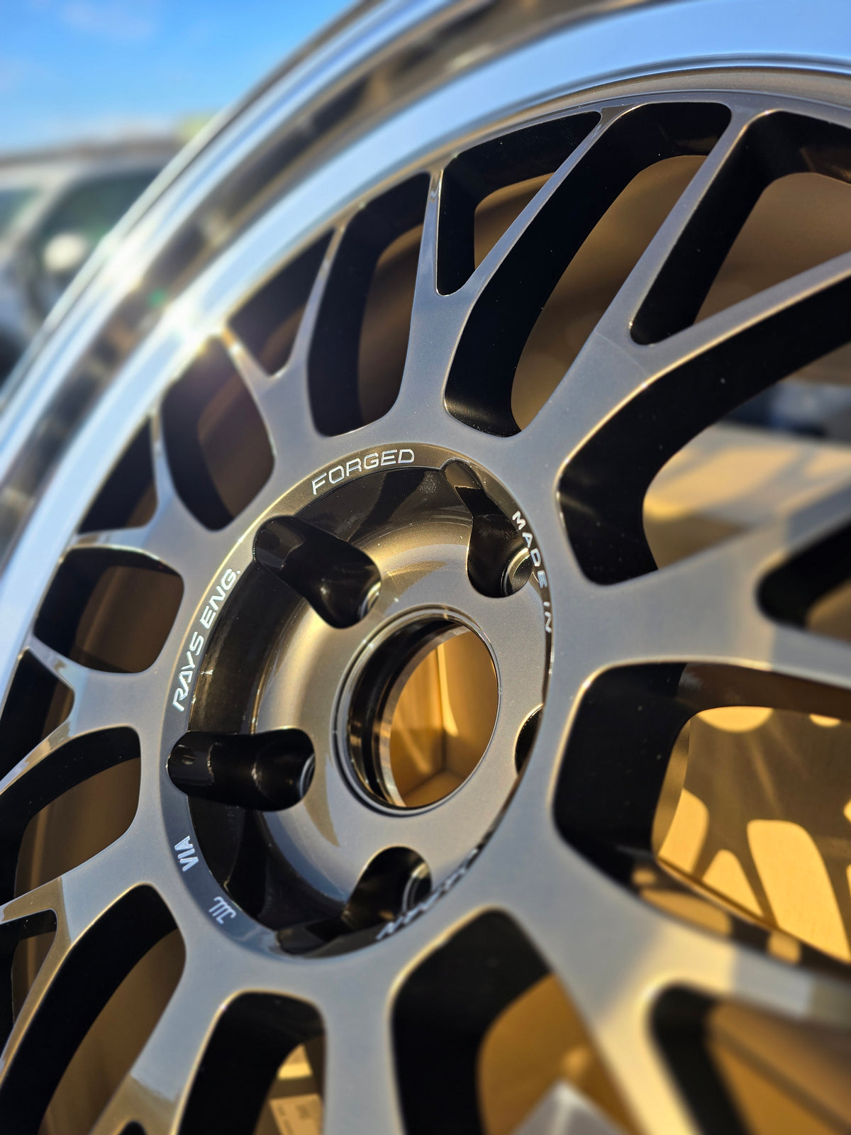 Volk Racing 21A Spec-SR 18x9.5 +20mm 5x114.3 Shining Bronze Set of 4