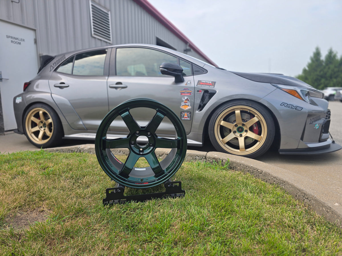 Volk Racing TE37SL 18x11 +18mm 5x114.3 Racing Green Set of 4 (Discontinued)