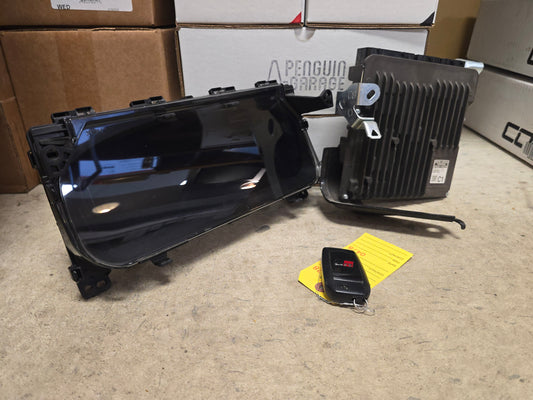 (USED): GR Corolla OEM Instrument Cluster, Key, and ECM