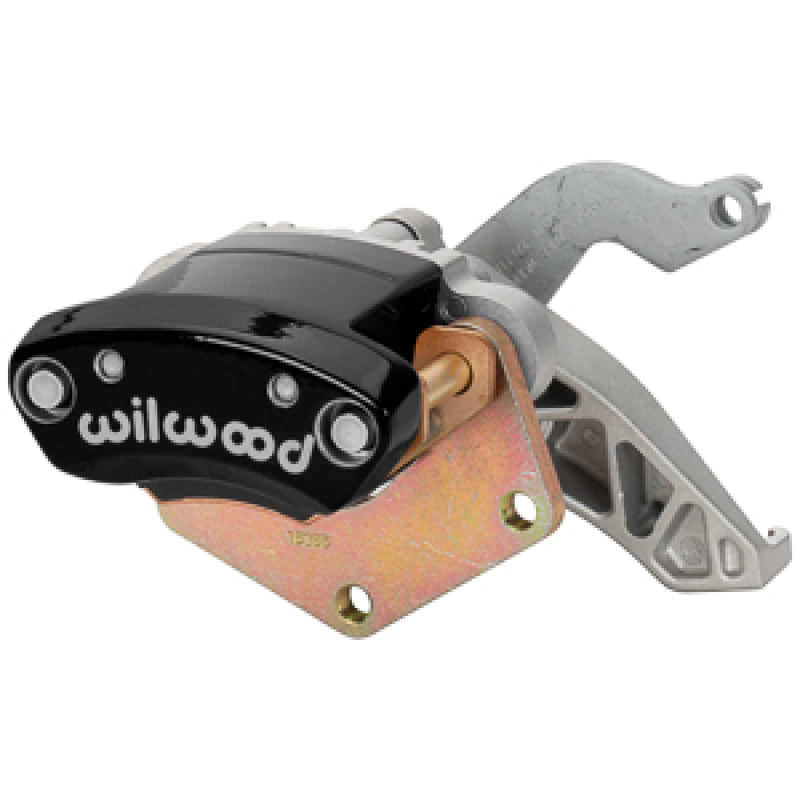 Wilwood RH MC4 Mechanical Parking Brake Caliper - 2.00in Bracket - 1.10in Disc - Black