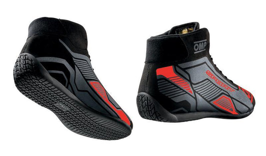 OMP Omp Sport Shoes Fia 8856-2018 Black / Red Sz 43