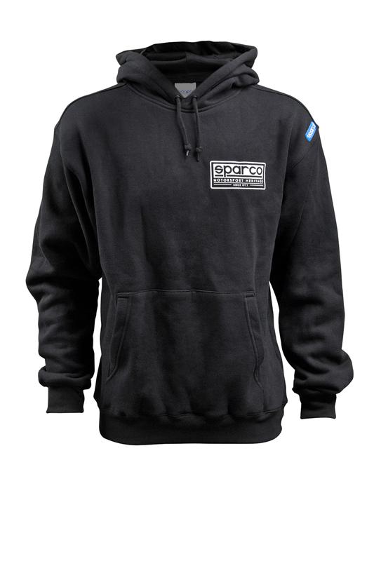 Sparco Sweatshirt Hooded Heritage Blk Xl
