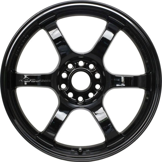 Gram Lights 57DR 18x9.5 +38 5x114.3 Glass Black Wheel (Min Order Qty 20)