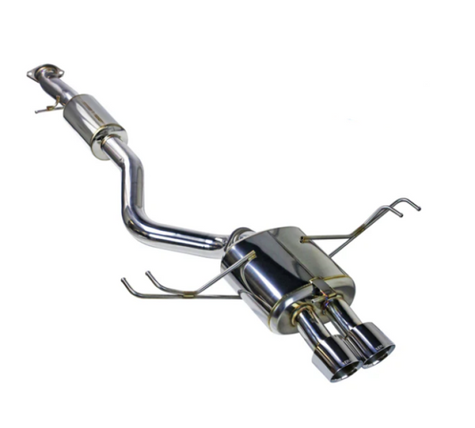 REMARK 24+ Toyota GR Corolla Dual Center Exit w/ Resonator Stainless Steel Catback Exhaust
